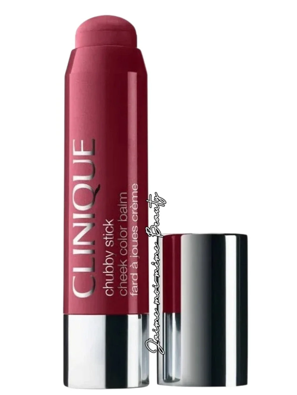 Clinique Chubby Stick Cheek Color Balm Cream Blush Plumped Up Peony - Rich Pink